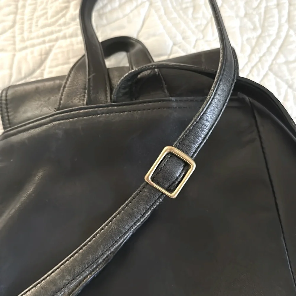 COACH Vintage 90’s Y2K Hampton Legacy Backpack Black - Picture 9 of 11